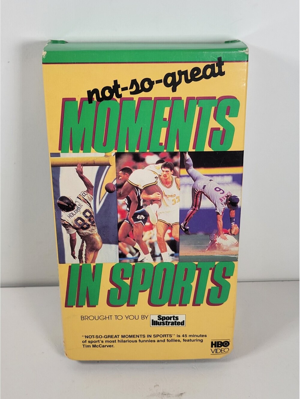 Not-So-Great Moments in Sports" Beta tape (For Use With Betamax Players Only)